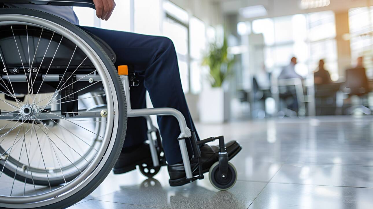 side-view-man-wheelchair-work_23-2151423061